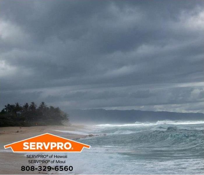 A storm in Hawaii is shown.